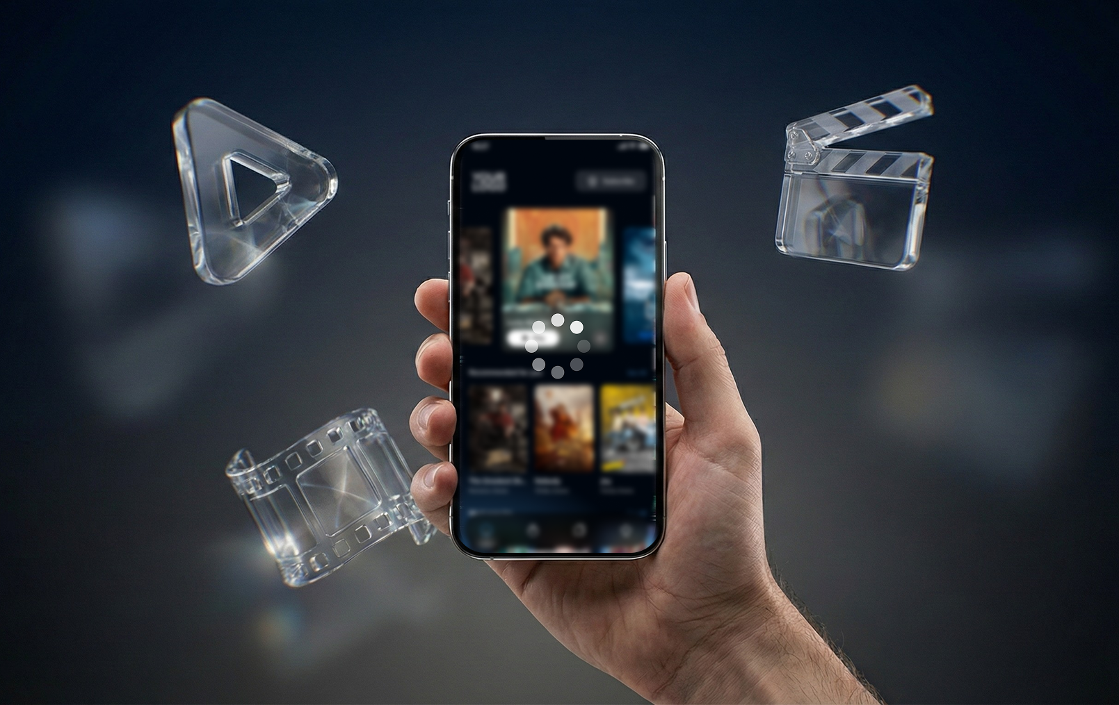 Real-time OTT monitoring dashboard displaying concurrent viewer counts and server health metrics